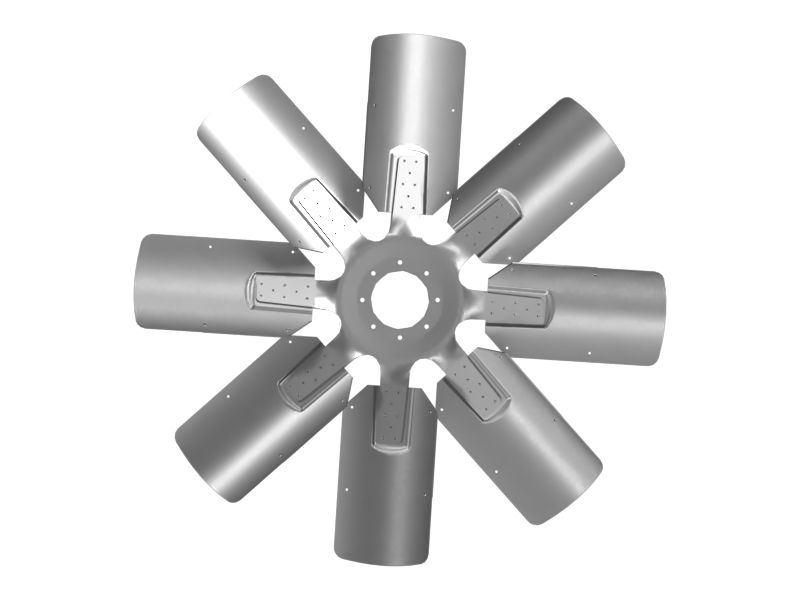 Крестовина всасывающего вентилятора с 8 лопастями