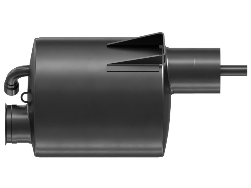 Левый глушитель в сборе