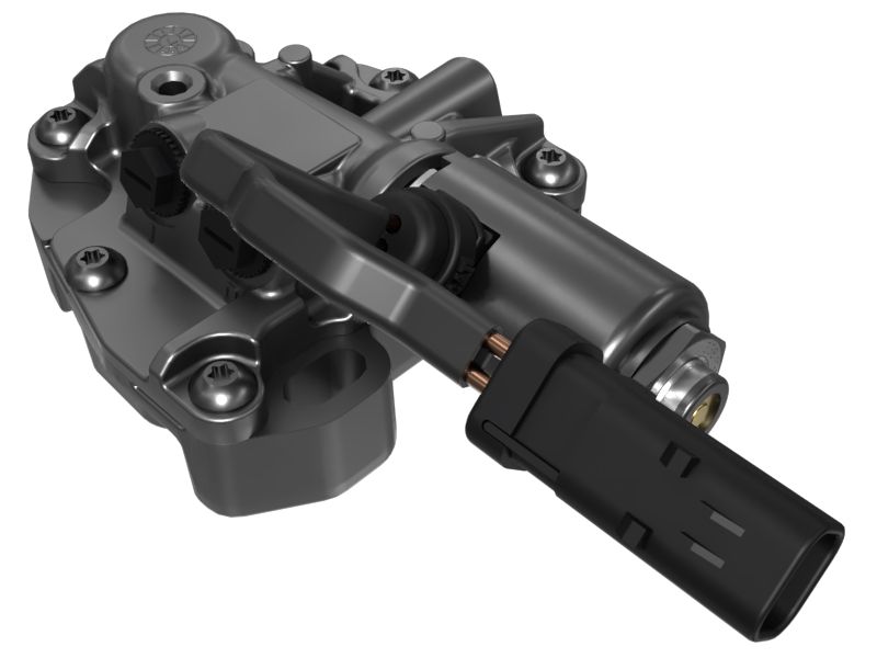 Поворотный привод выпускного клапана