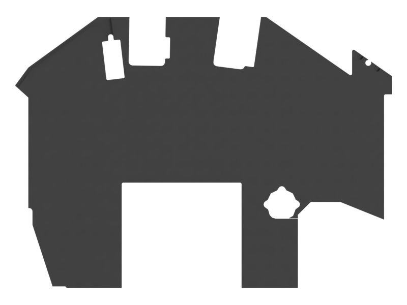 Напольный коврик для кабины, толщина 14 мм