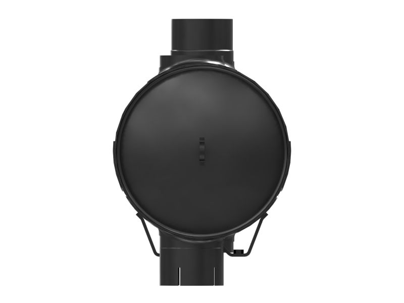 Глушитель выхлопной трубы, диаметр 127 мм