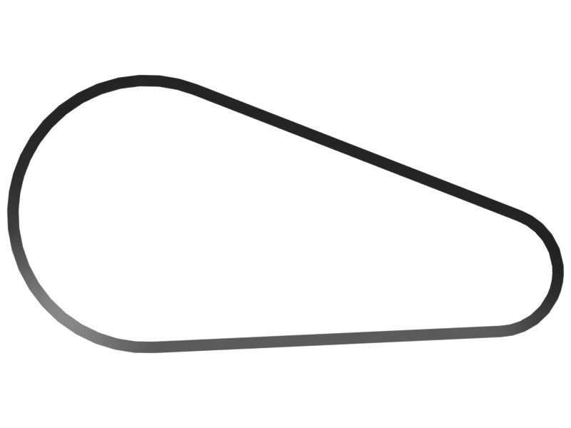 Клиновой зубчатый ремень