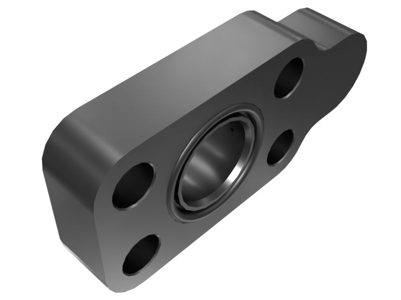 Фланец системы смазки в сборе