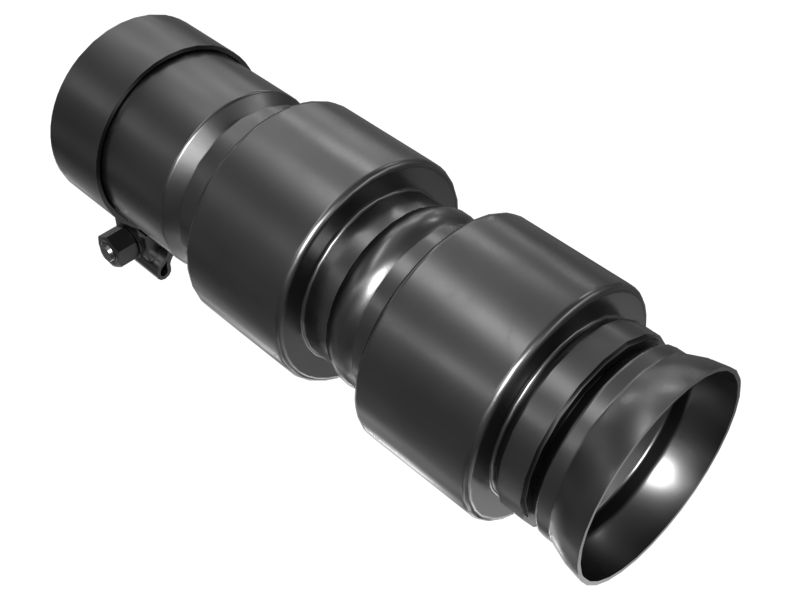 Сильфон из нержавеющей стали общей длиной 283 мм