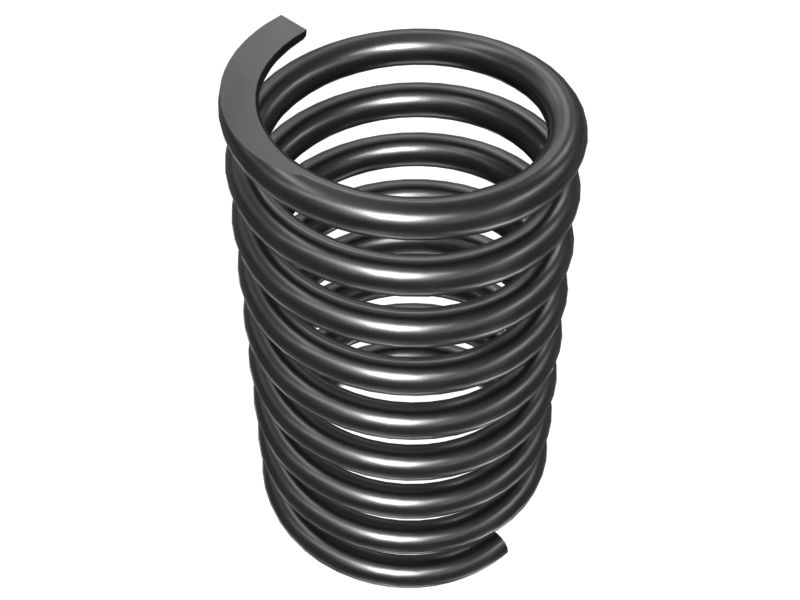 Пружина сжатия свободной длины 117,4 мм