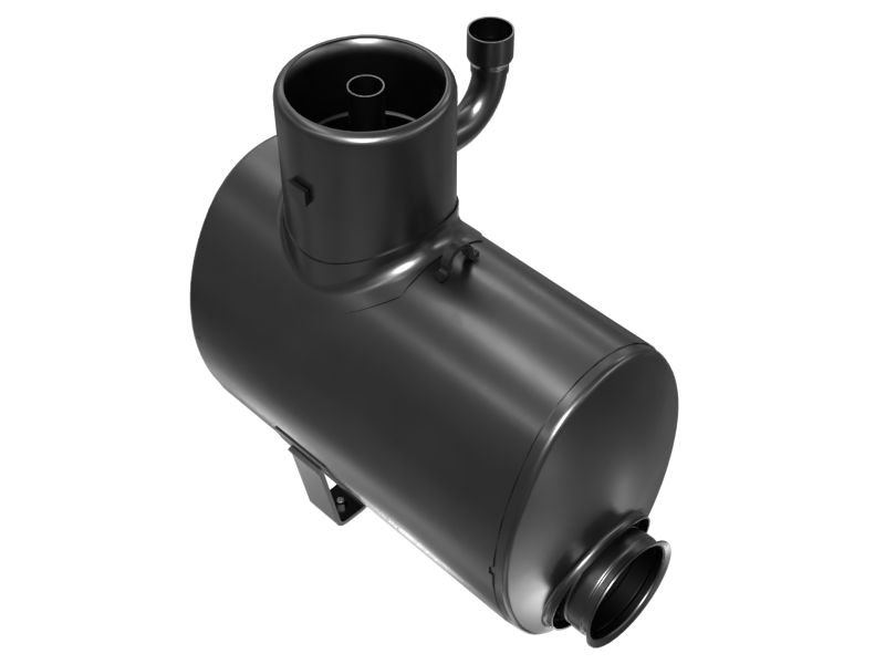 Глушитель выхлопной трубы диаметром 137,2 мм