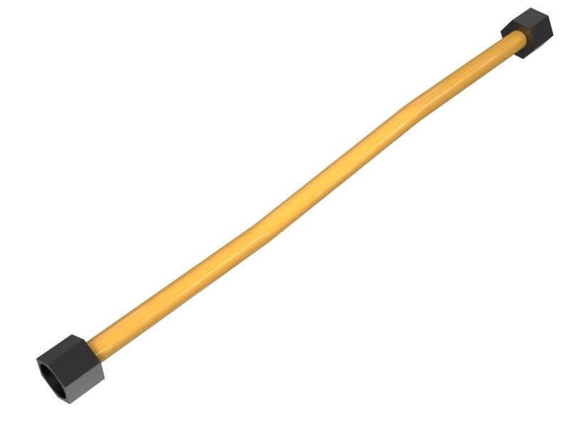 615-2743: Патрубок трубопровода гидравлического масла с внутренним диаметром 8,48 мм