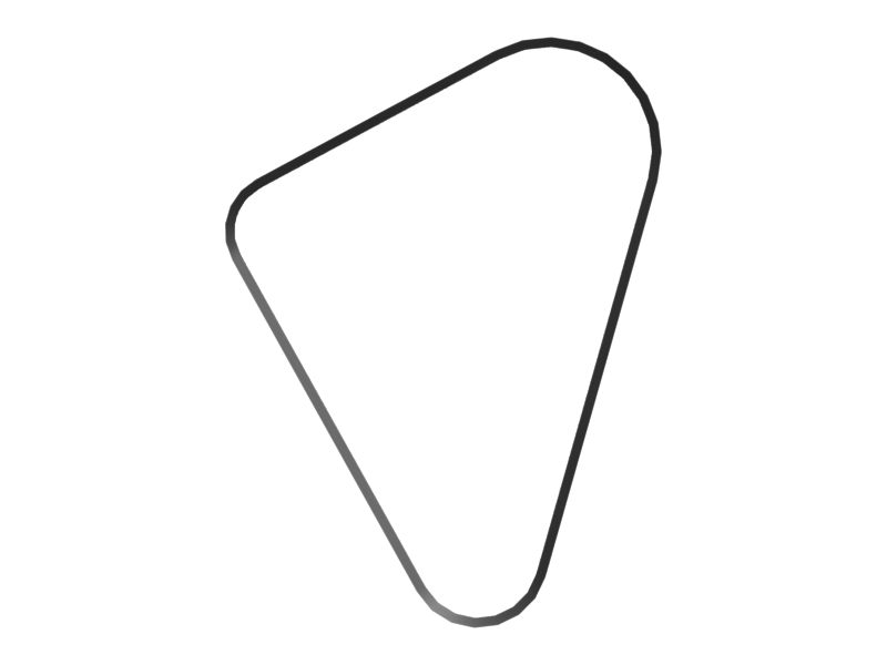 Клиновой зубчатый ремень