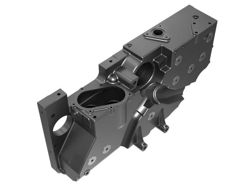 609-1189: Sea Water Heat Exchanger Rear Frame