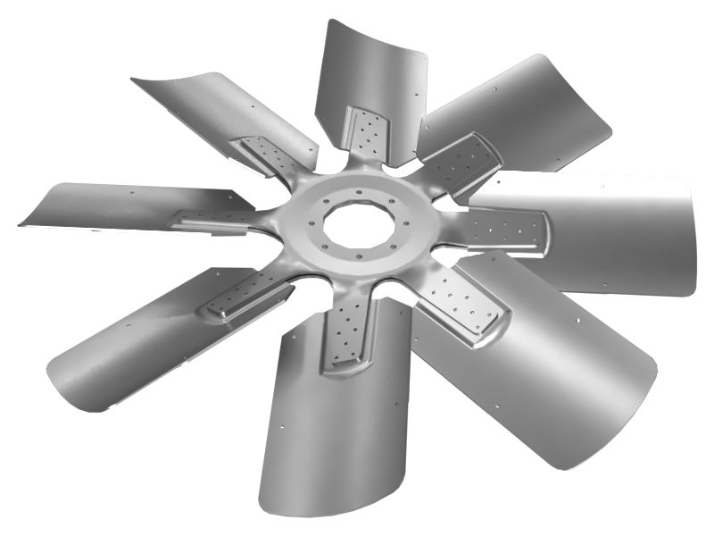 445-6147: Крестовина всасывающего вентилятора с 8 лопастями