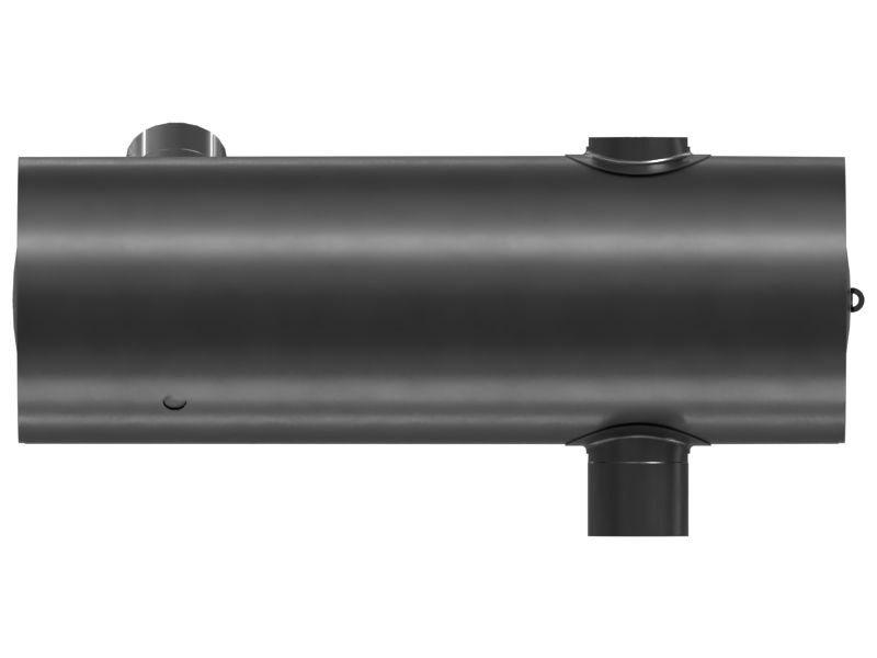 Глушитель выхлопной трубы, диаметр 105 мм