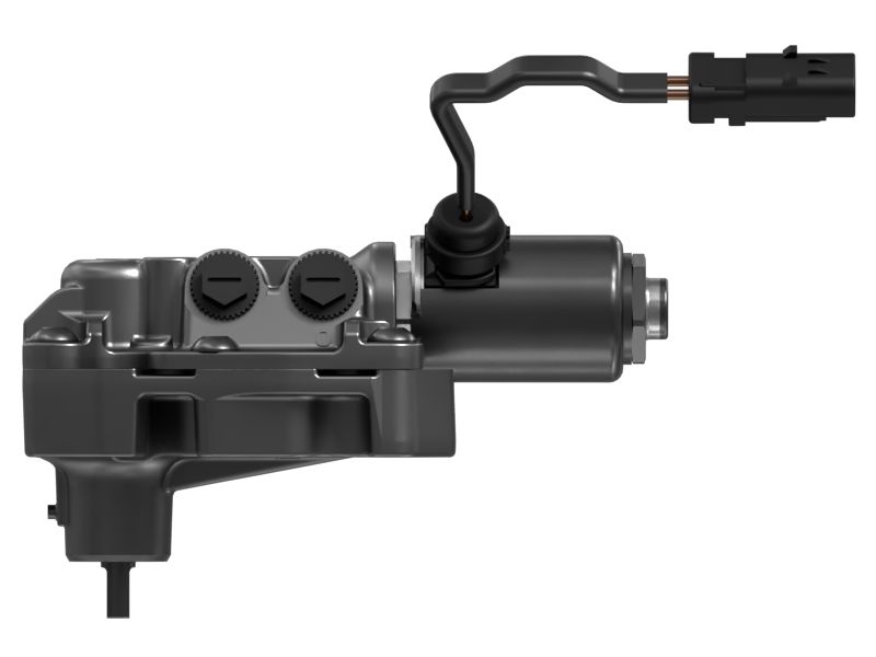 Поворотный привод выпускного клапана