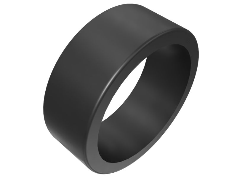 Упорный кованый игольчатый роликовый подшипник, наружный диаметр 55 мм