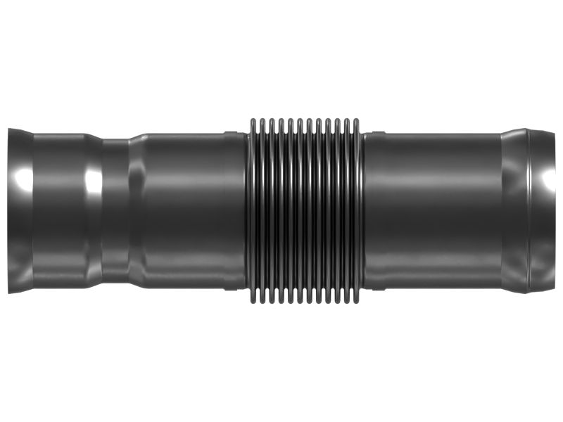 Сильфонный компенсатор выхлопных газов с внутренним диаметром 124 мм в сборе