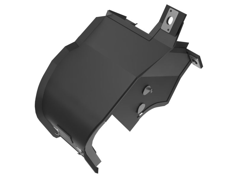 Теплозащитный экран турбокомпрессора