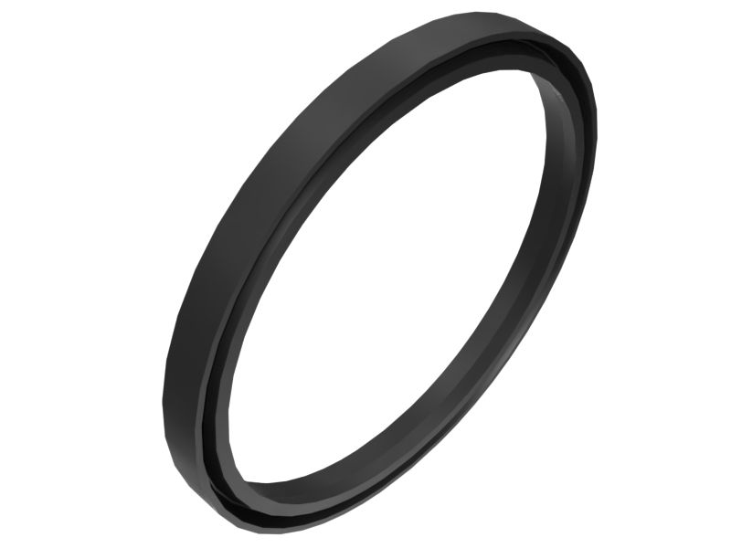 Пластиковое П-образное уплотнение, внутренний диаметр 100 мм