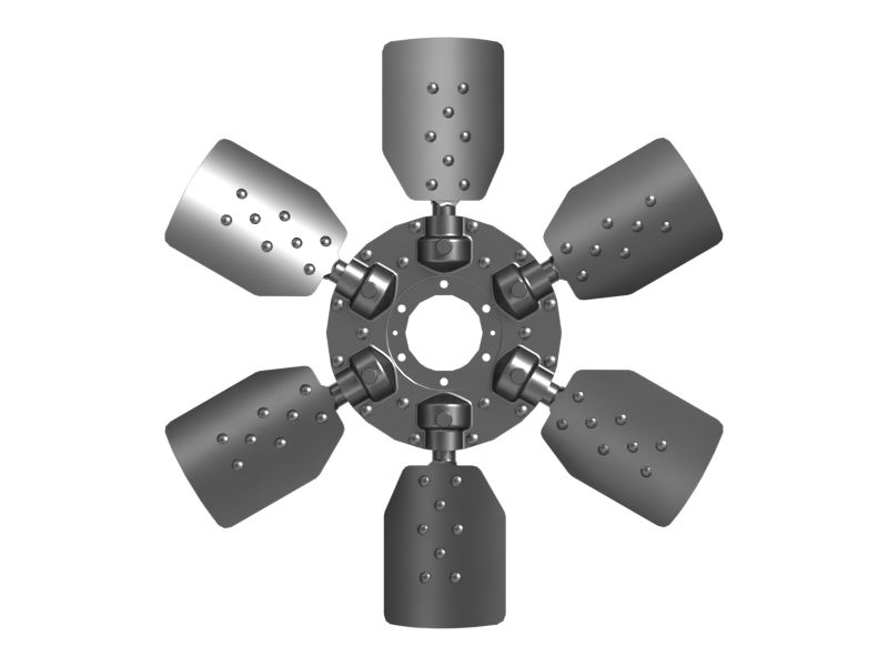 КРЕСТОВИНА ВЕНТИЛЯТОРА В СБОРЕ