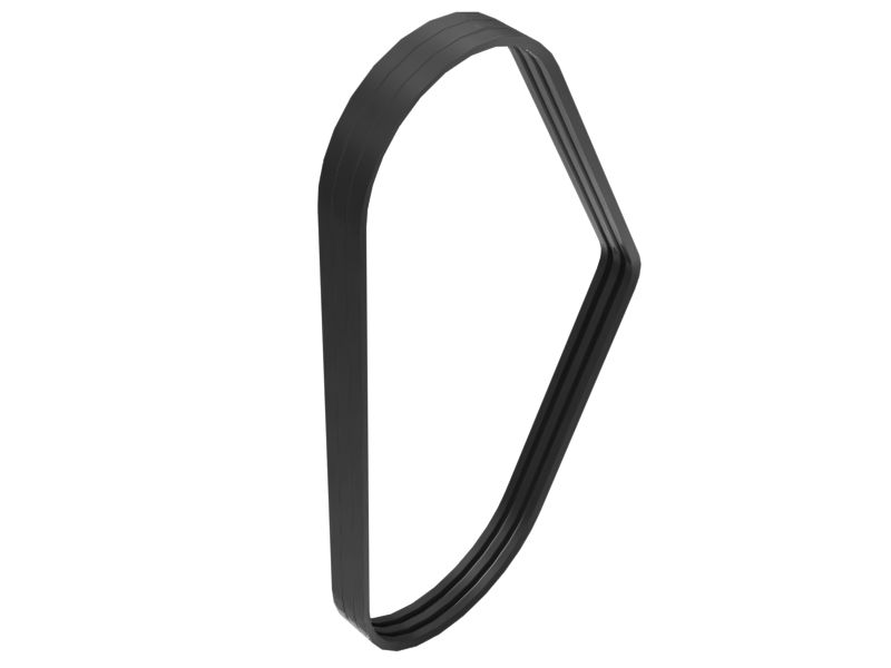 Клиновые зубчатые ремни (набор из 3 шт.)