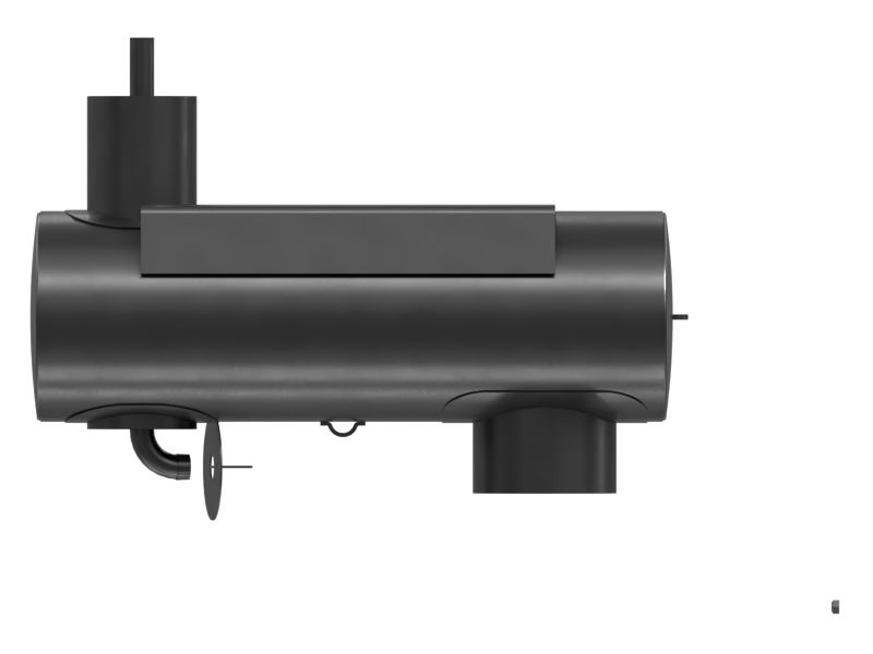 Глушитель выхлопной трубы диаметром 203,2 мм