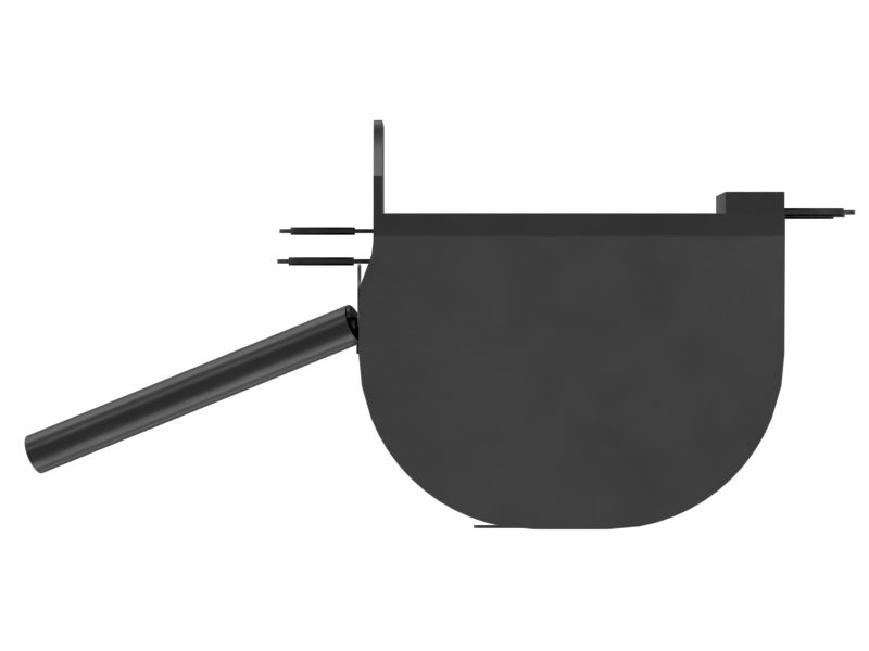 Левосторонний теплозащитный экран выпускного коллектора