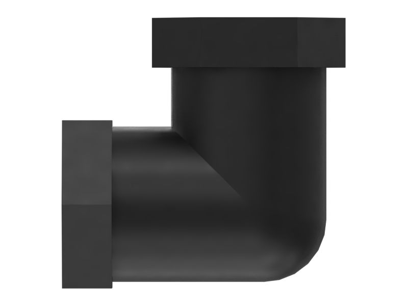 НЕЙЛОНОВЫЙ КОЛЕНЧАТЫЙ ПАТРУБОК