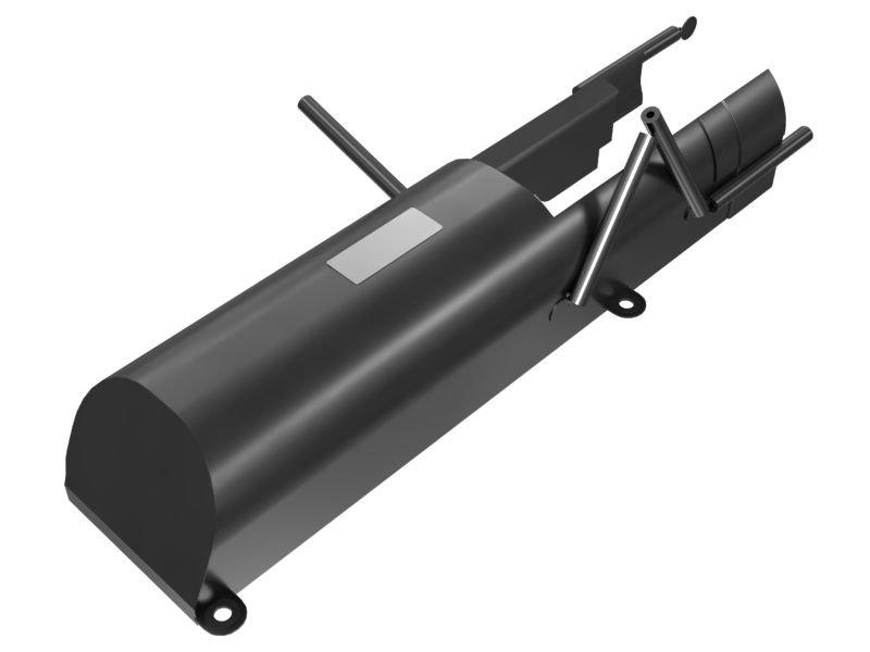 Правосторонний теплозащитный экран выпускного коллектора