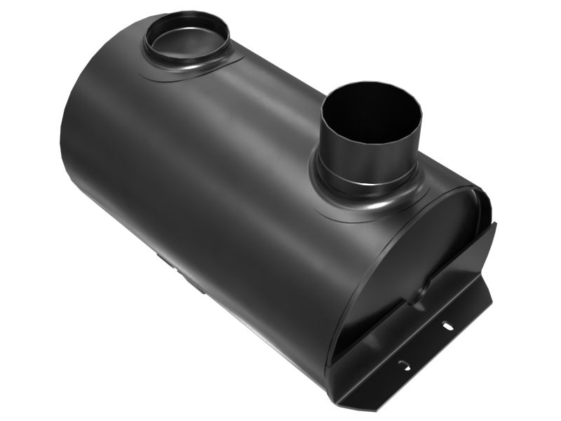 Глушитель выхлопной трубы, диаметр 127 мм