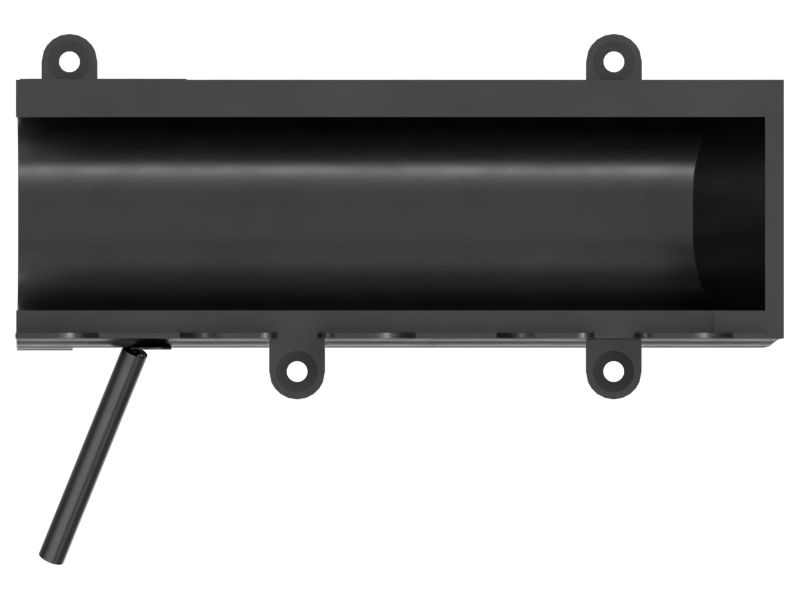 Левосторонний теплозащитный экран выпускного коллектора