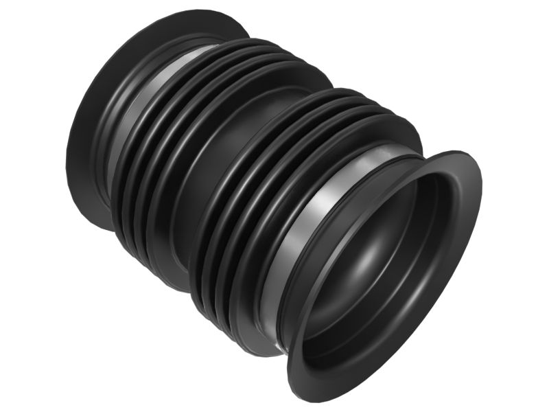 Сильфон из нержавеющей стали общей длиной 160 мм