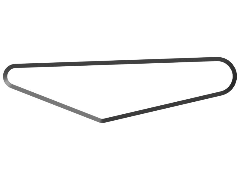 Клиновые зубчатые ремни (набор из 2 шт.)