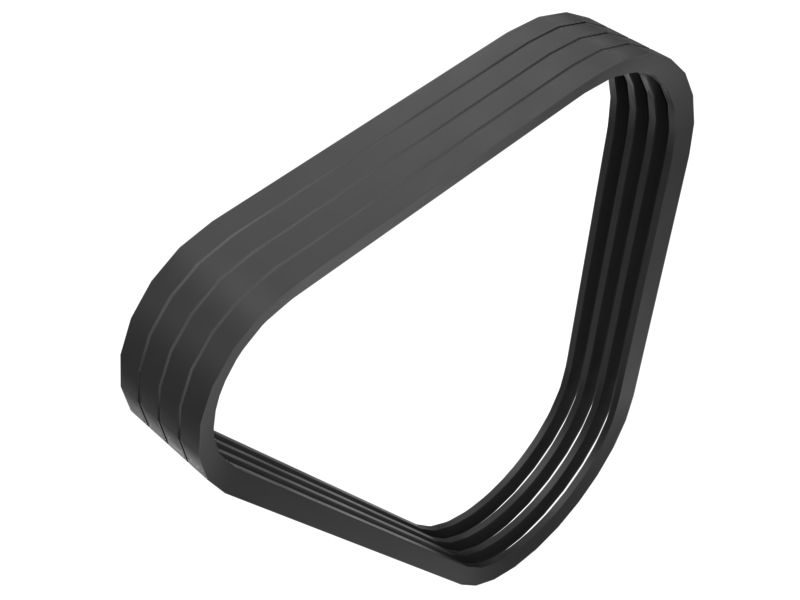 Клиновые зубчатые ремни (набор из 3 шт.)