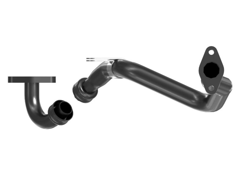 Turbocharger Oil Drain Line Assembly