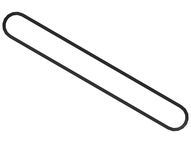 Клиновые зубчатые ремни (набор из 3 шт.)