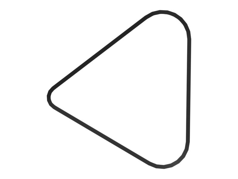 Клиновые зубчатые ремни (набор из 2 шт.)