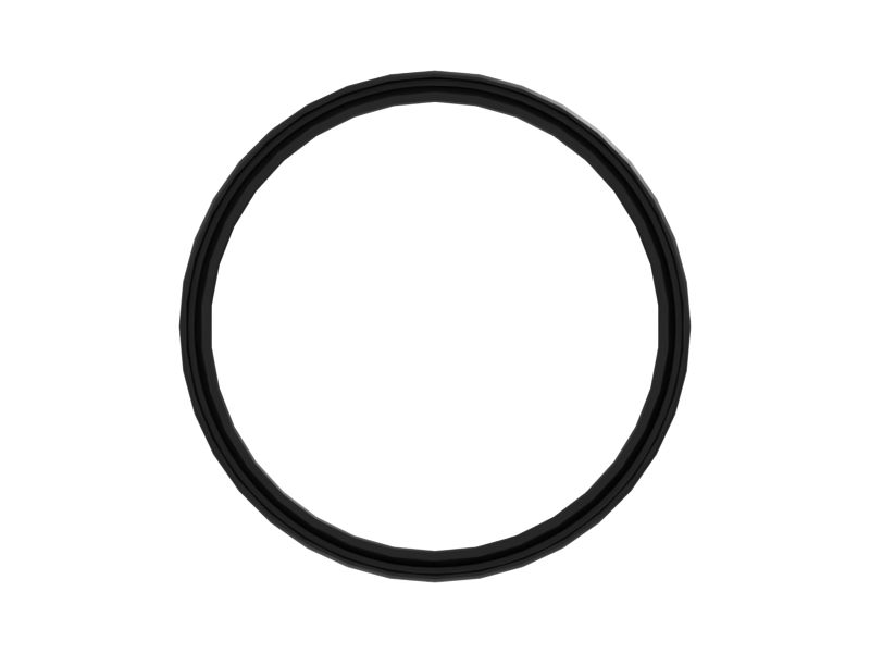 Уплотнение П-образной манжеты, наружный диаметр 130 мм