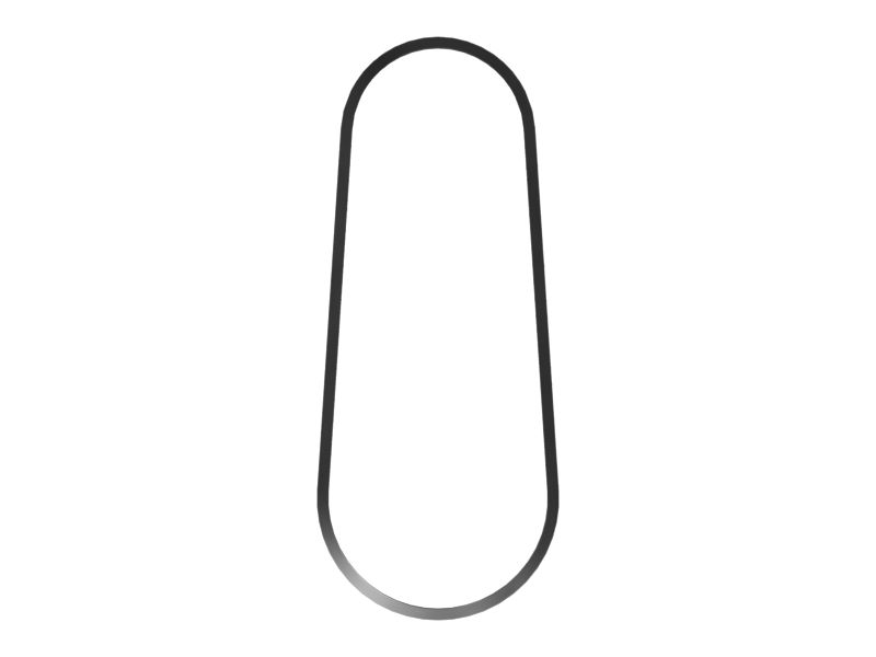 Клиновые зубчатые ремни (набор из 3 шт.)