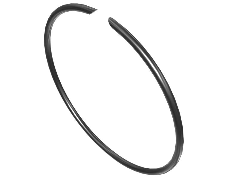 165-0512: Пружинное стопорное кольцо, внешнее