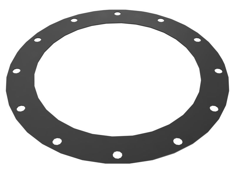 Прокладка воздуховодов, толщина 1,2 мм