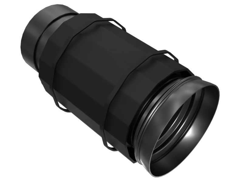 Сильфон из нержавеющей стали общей длиной 272 мм