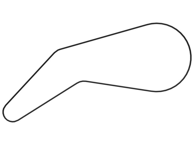 Ребристый ремень длиной 1413 мм