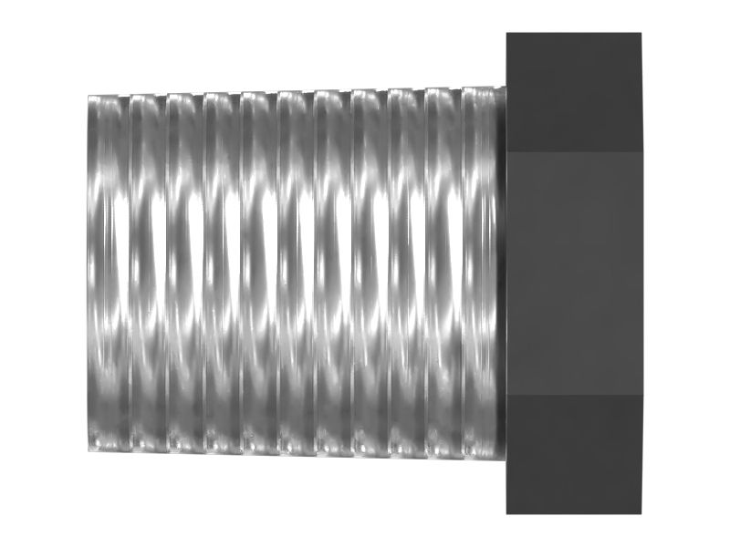 Внешняя шестигранная заглушка NPTF, 1/4".