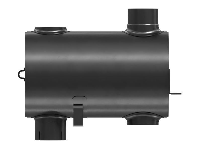 Глушитель выхлопной трубы, диаметр 127 мм