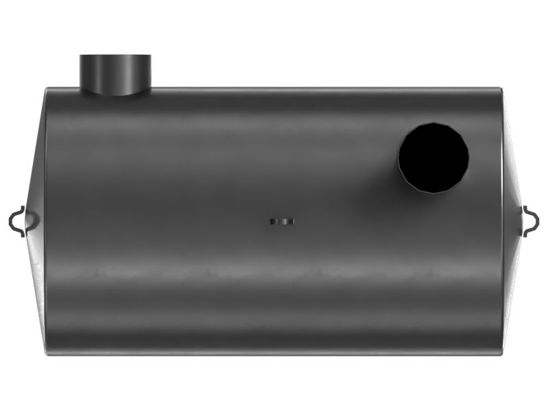 Глушитель в сборе