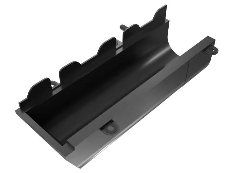 Левосторонний теплозащитный экран выпускного коллектора