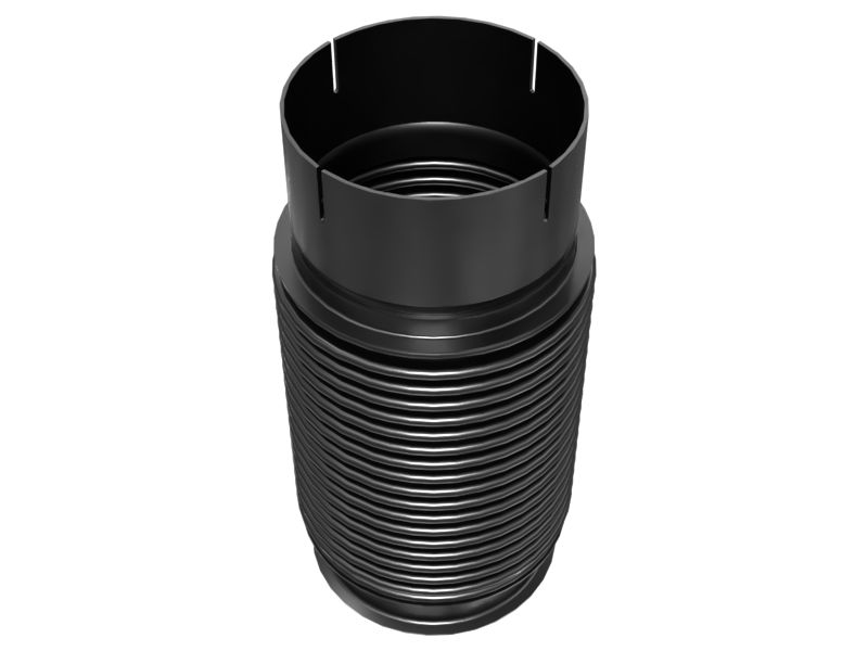 Сильфонный компенсатор выхлопных газов с внутренним диаметром 123.7 мм в сборе