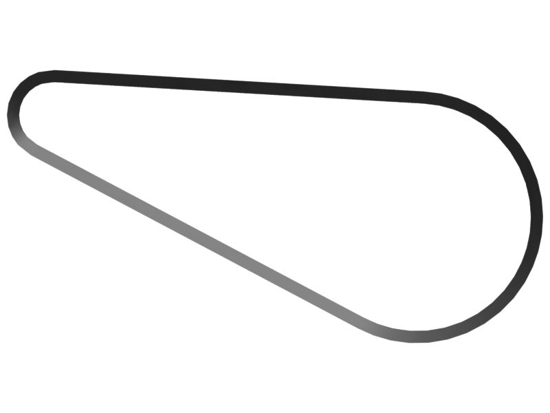 Клиновой зубчатый ремень