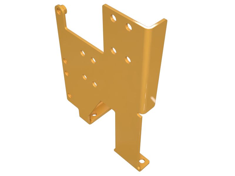 630-6341: Hydraulic Lines Manifold Mounting Plate