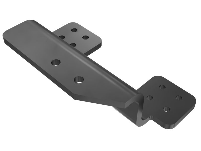 624-7153: Кронштейн фильтра гидравлического масла толщиной 12 мм