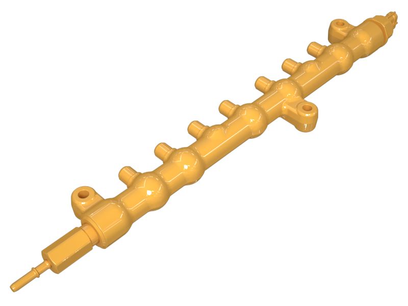 621-0762: 6 Cylinder Fuel Injector Rail