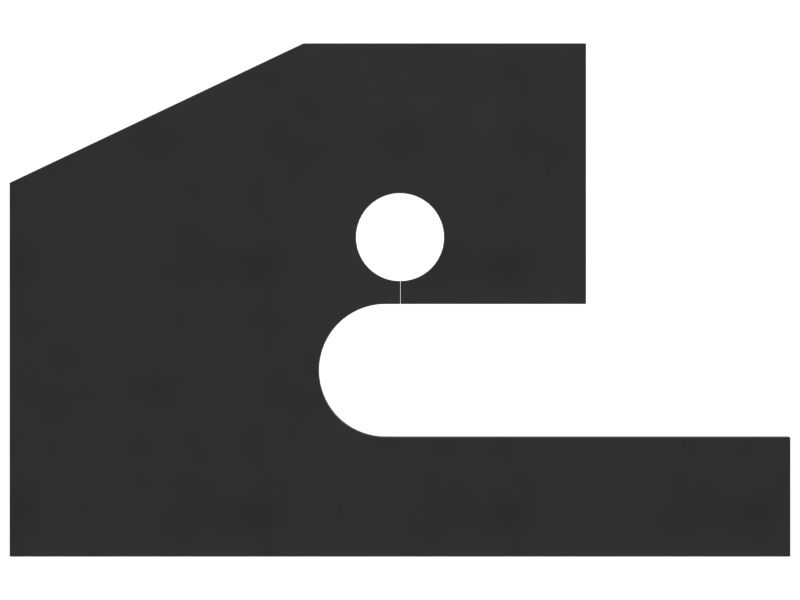 12mm Thick Access Door Hinge Mounting Spacer